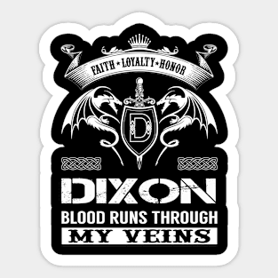 DIXON Sticker